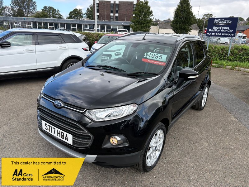 2017 Ford Ecosport 1.0T EcoBoost Titanium SUV 5dr Petrol Manual 2WD Euro 5 s/s 125 ps