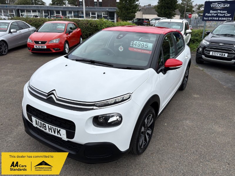 2018 Citroen C3 1.2 PureTech Feel Hatchback 5dr Petrol Manual Euro 6 68 ps